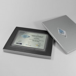 Glass diploma