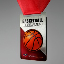 Glass medal