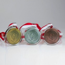 Medal szklany