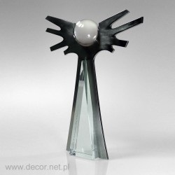Statuette of glass and metal MA-380