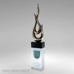 Bronzová soška - Soška so striebornou liatinou - ocenenia v bronze