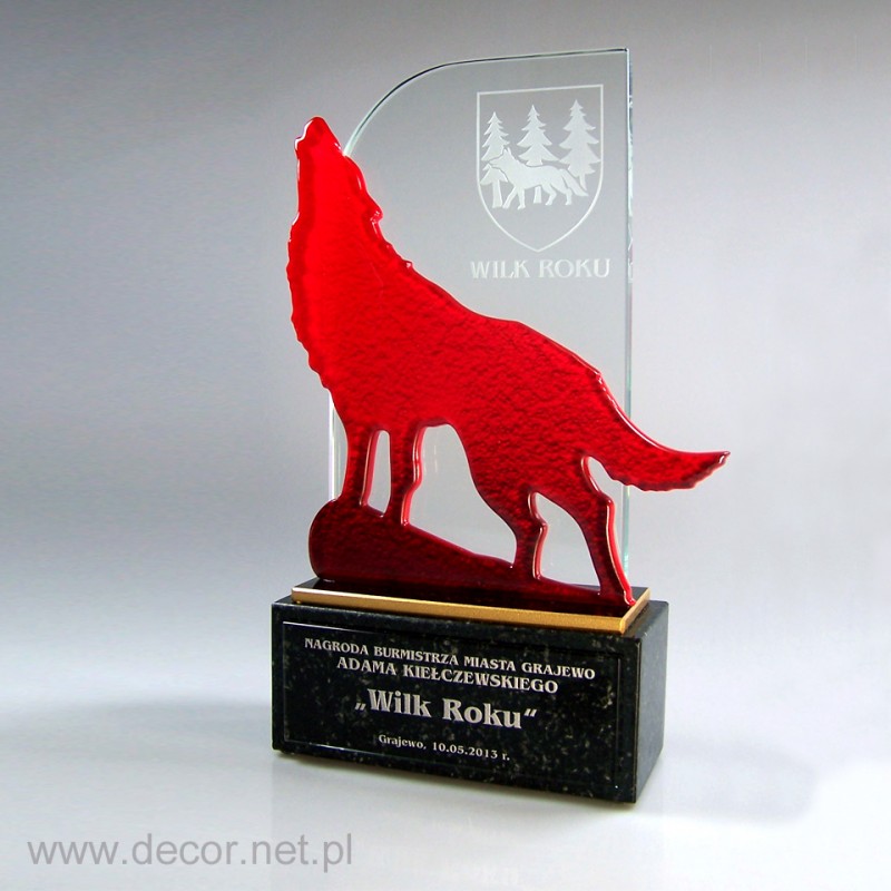 Glass awards Wolf - Fusing-