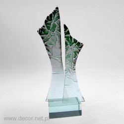 Glass awards - Fusing - Glass statuette