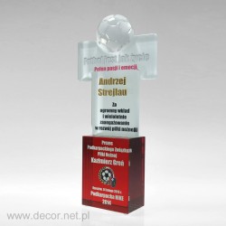 Glass awards - Fusing - Glass statuette