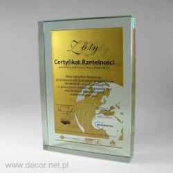 Glass awards KRD - Certificate Pre086
