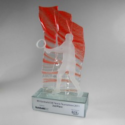 Glass trophies Fusing