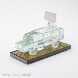 Glass miniature radiolocation station