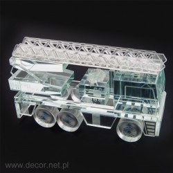 Glass miniature Fire truck