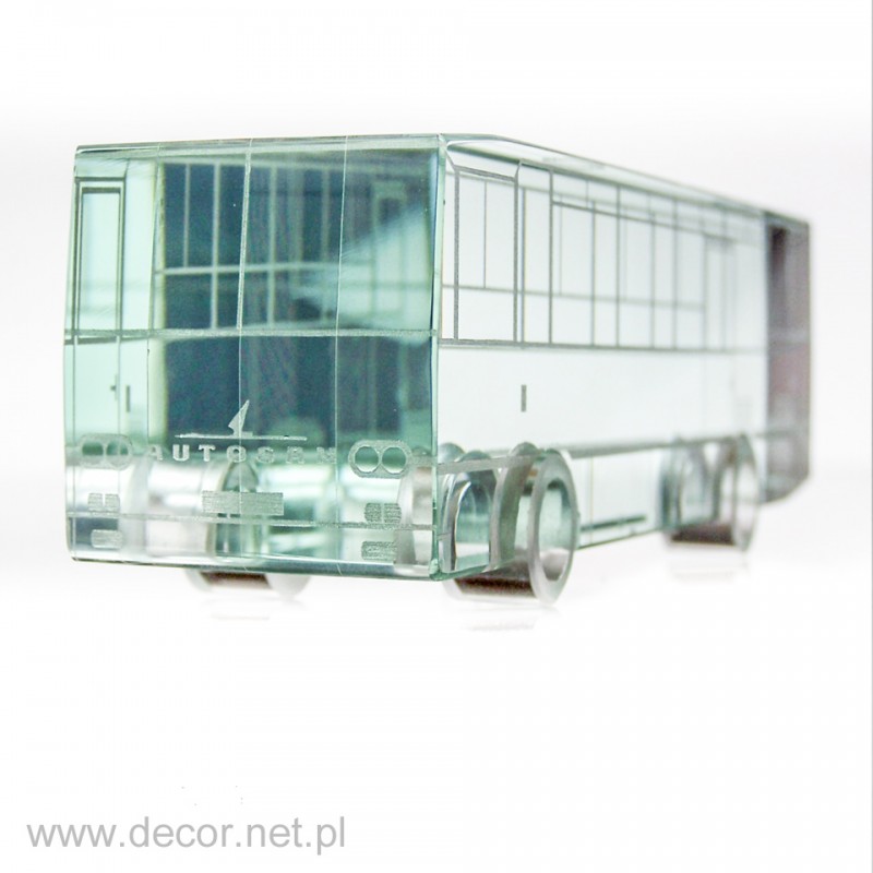 Glass miniature Bus