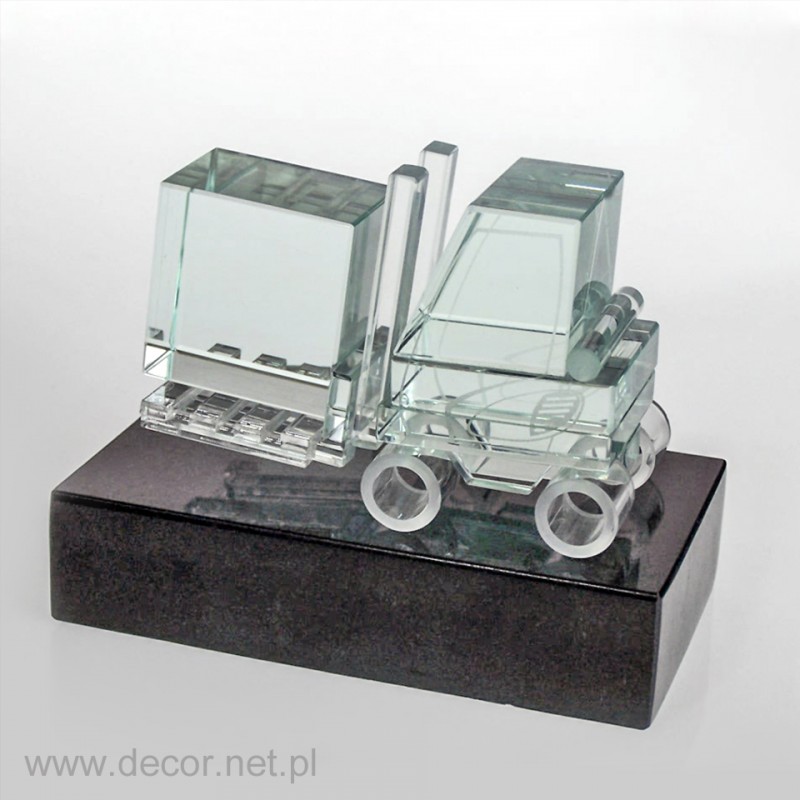 Glass miniature Forklift