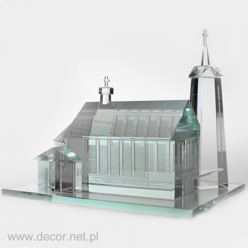 Glass miniature Church