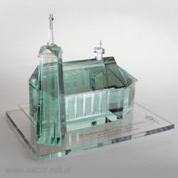 Glass miniature Church