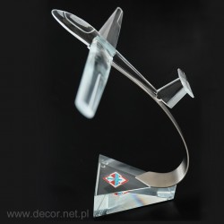 Glas Miniatur Segelflugzeug