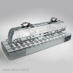 Glass miniature Train PKP Cargo