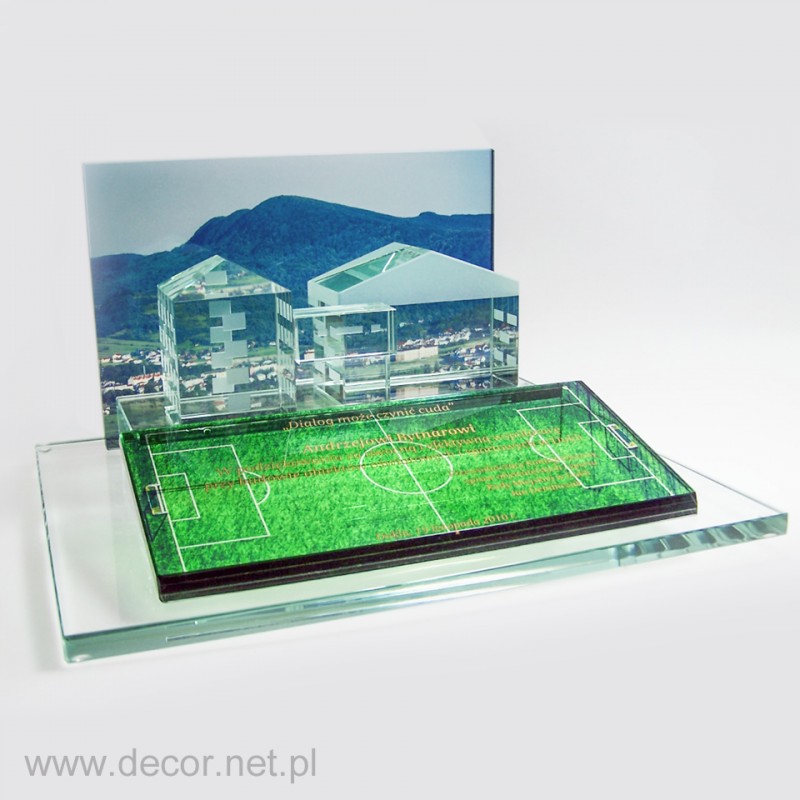 Glass miniature School