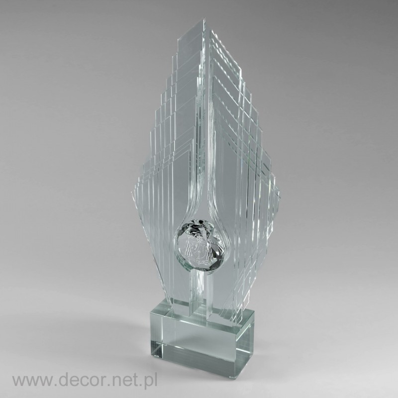 Glas Auszeichnungen - Glasstatuetten - Kristallpreise