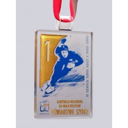 Medal szklany