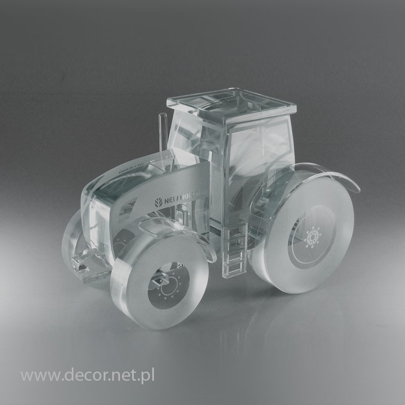 Glass miniature Tractor