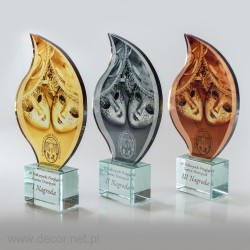 Glas Auszeichnungen - Glasstatuetten - Kristallpreise