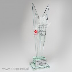 Glas Auszeichnungen - Glasstatuetten - Kristallpreise