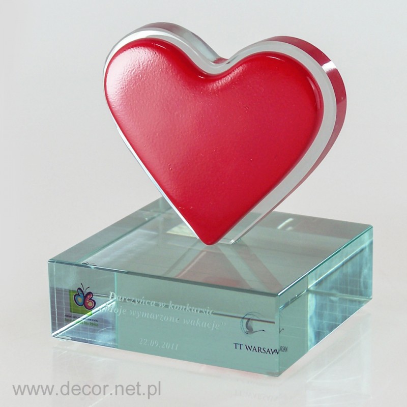 Glass paques Heart