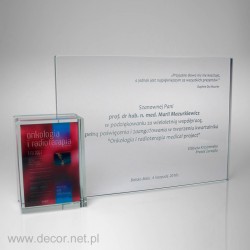 Statuetka w formie podziękowania