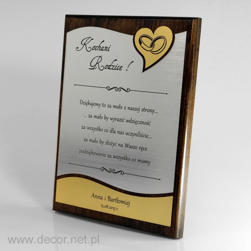 Wedding gift diploma