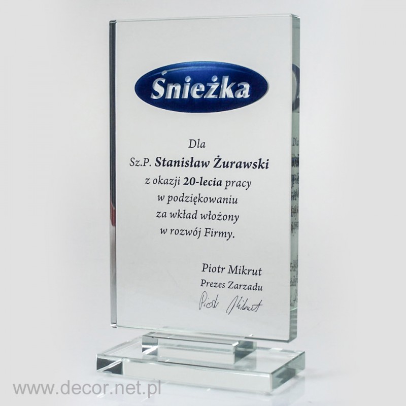 Statuetka pamiątkowa