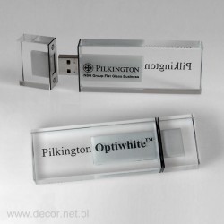 Glass Pendrive mit Gravur...