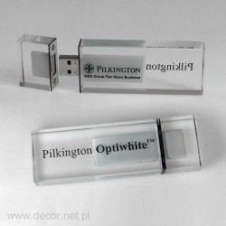 Glass Pendrive with engraving  PD-02 Voigt