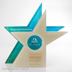 Star glass award