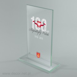 Glass patriotic plaque S1-65