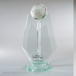 Football glass statuette...