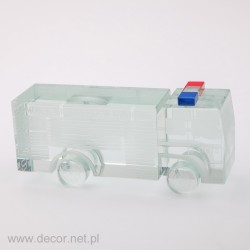 Glass miniature Fire truck